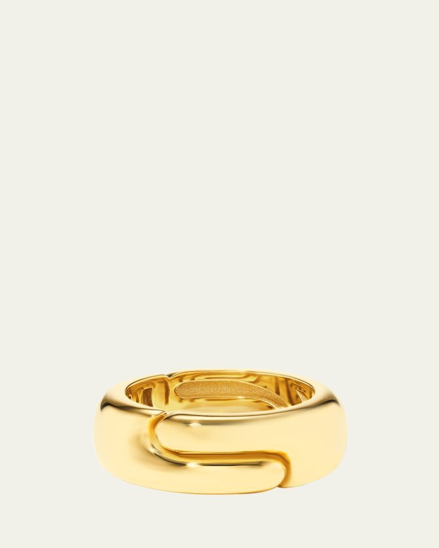 18K Yellow Gold Holos Band